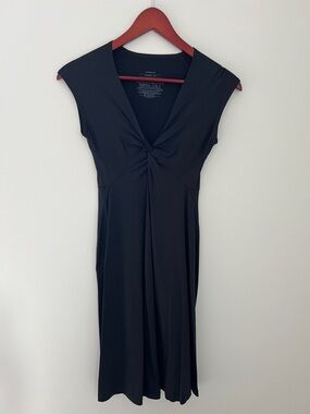 Patagonia Black Twist-Front Mini Dress Size XS